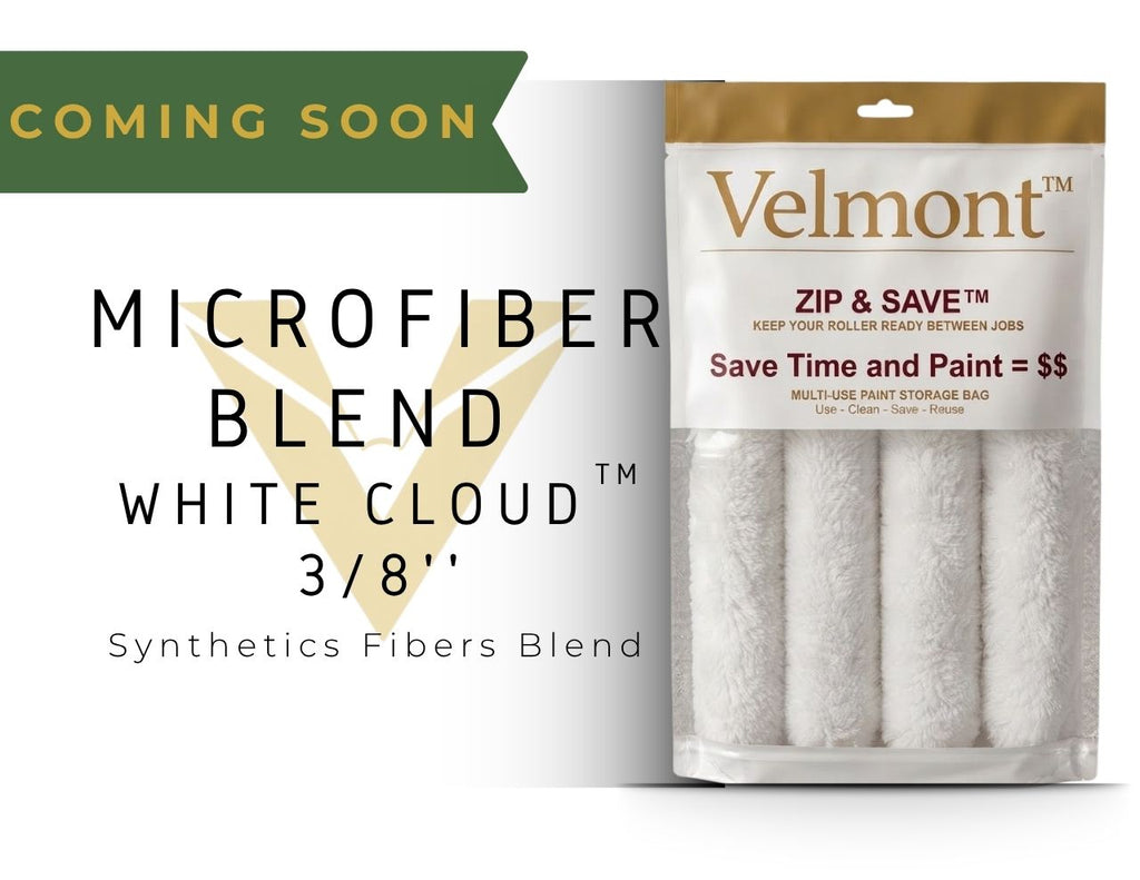 Microfiber Blend - White Cloud 3/8'' (Count of 4)