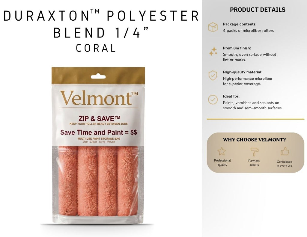 Duraxton Polyester Blend - Coral 1/4"