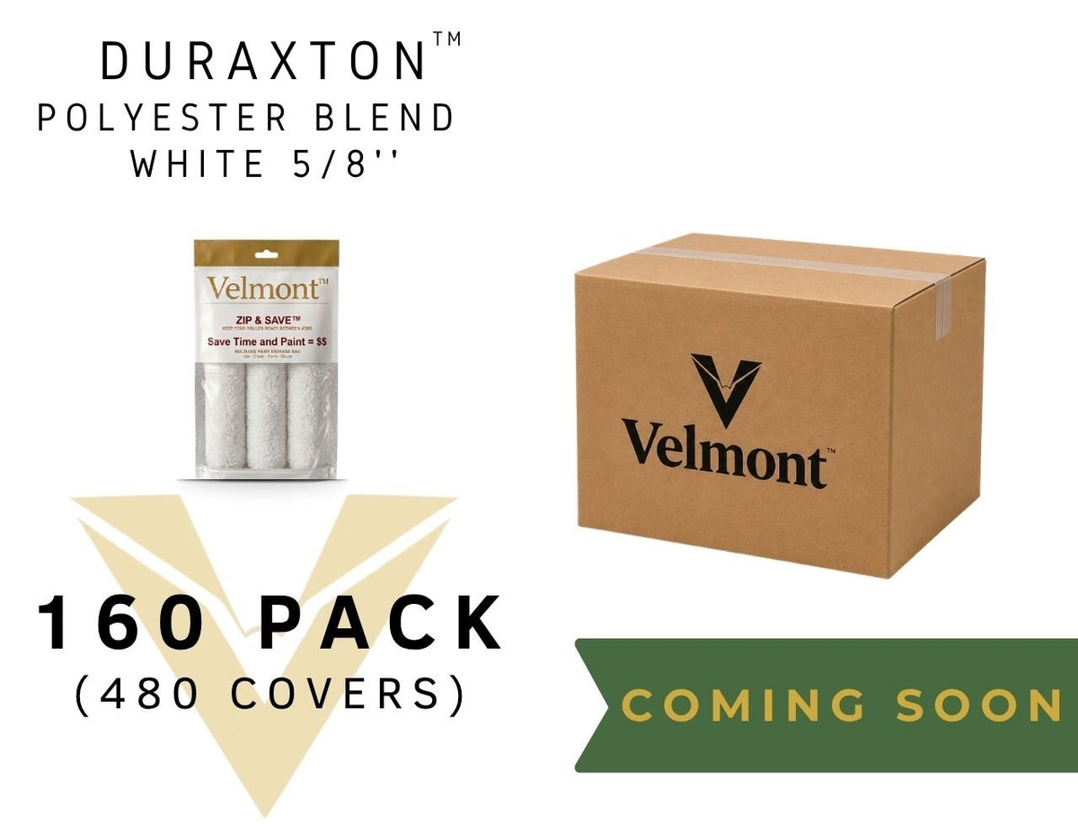 Duraxton Polyester Blend - White 5/8'' - 160 Pack (480 Covers)