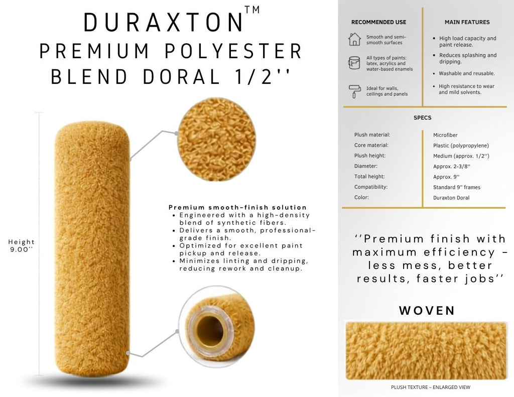 Duraxton - Premium Polyester Blend Doral 1/2''