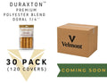 Duraxton - Premium Polyester Blend Doral 1/4'' - 30 Pack (120 Covers)