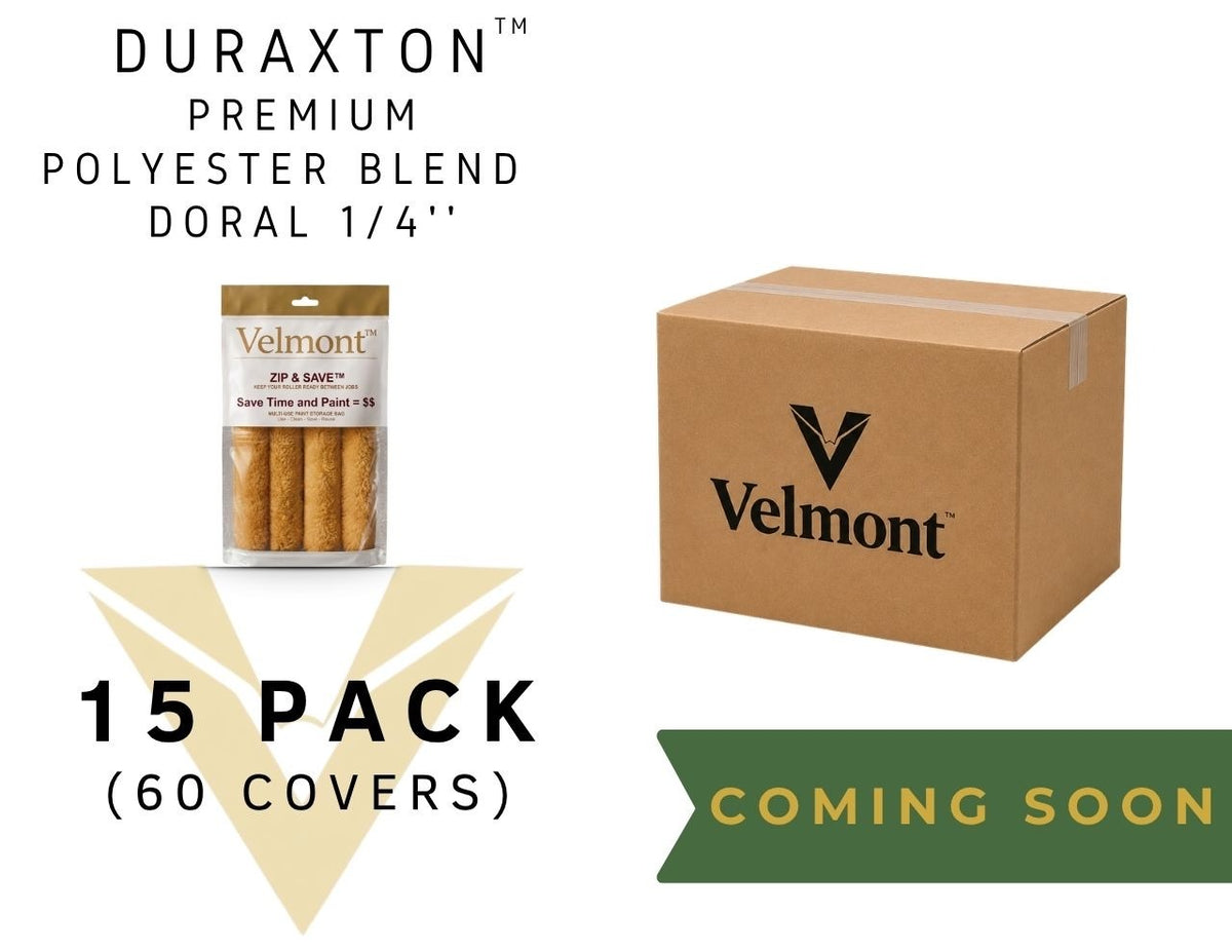 Duraxton - Premium Polyester Blend Doral 1/4'' - 15 Pack (60 Covers)