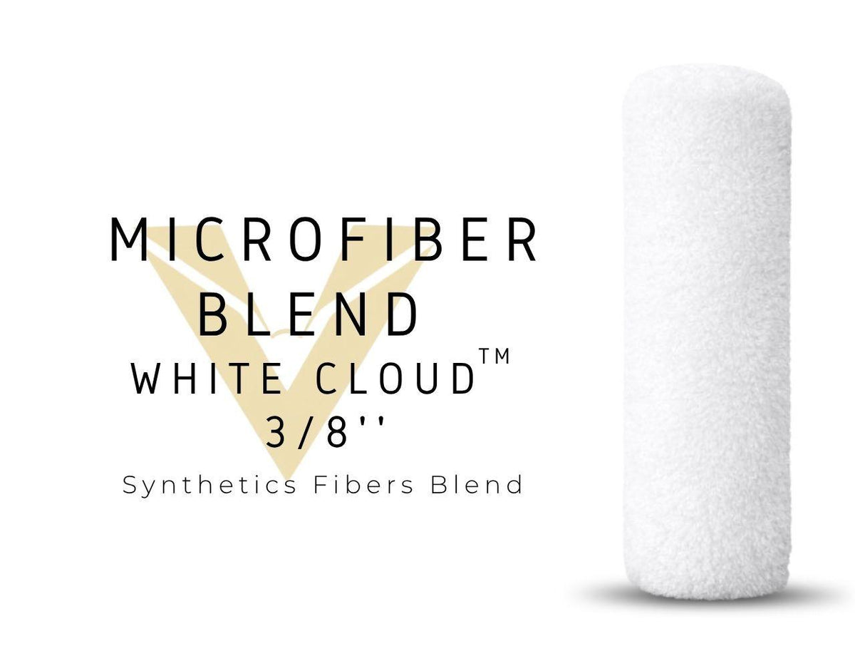 Microfiber Blend - White Cloud 3/8''