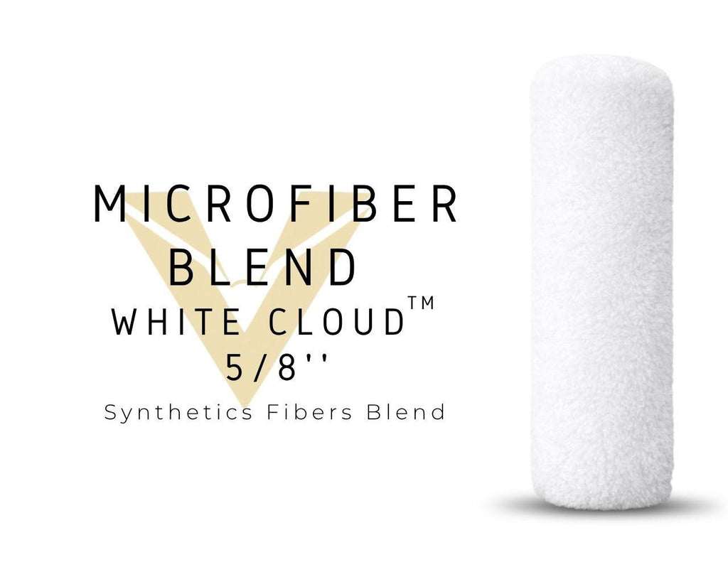 Microfiber Blend - White Cloud 5/8''